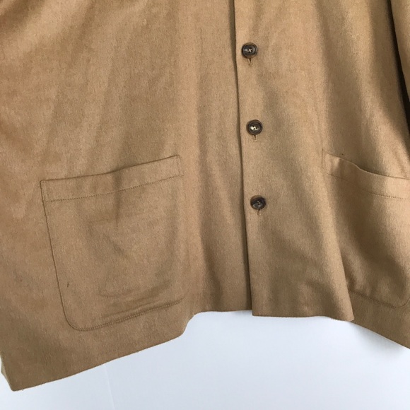 Eskandar Baby Camel Cashmere Silk Lined Oversized Boxy Coat Luxury Tan Trendy - Picture 3 of 13